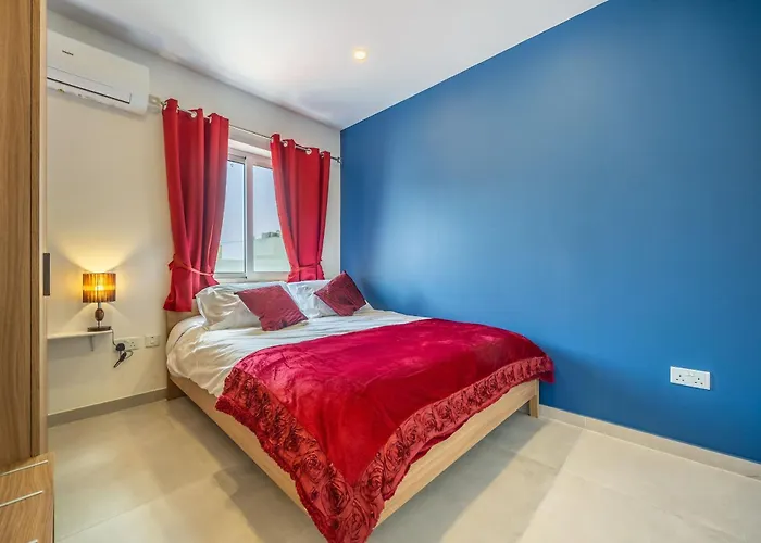 Appartement Sleek & Stylish 2br With Large Private Terrace - Close To Saint Julian's & Tigne Shopping Mall